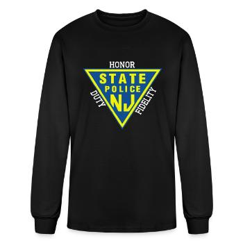 New Jersey State Police - Men's Long Sleeve T-Shirt - black - Front