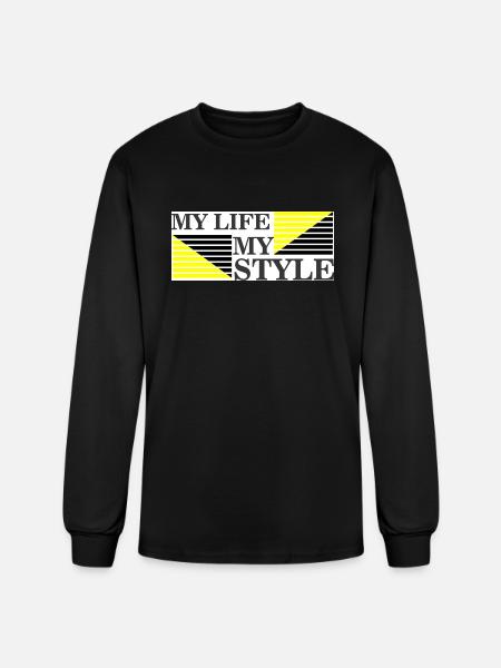 MY STYLE 1 - Men's Long Sleeve T-Shirt - black