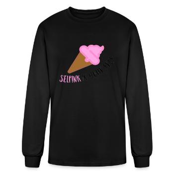 Comedy Ice Scream - Men's Long Sleeve T-Shirt - black - Front