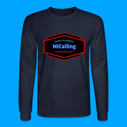 MiCalling Full Logo Product (With Black Inside) - Men's Long Sleeve T-Shirt