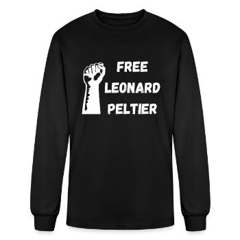 Free Leonard Peltier - Men's Long Sleeve T-Shirt - black - Front