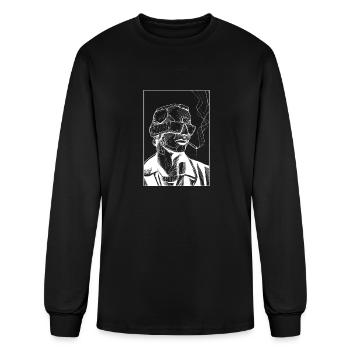 CYBERPUNK BOY - Men's Long Sleeve T-Shirt - black - Front