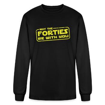 May The Forties Be With You - Men's Long Sleeve T-Shirt - black - Front
