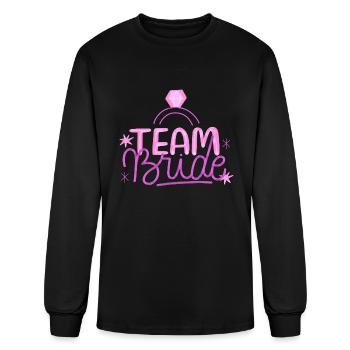 Team Bride - Men's Long Sleeve T-Shirt - black - Front