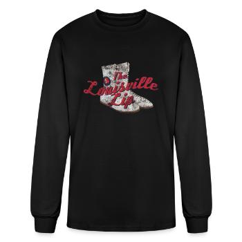 Muhammad Ali, the Louisville Lip - Men's Long Sleeve T-Shirt - black - Front