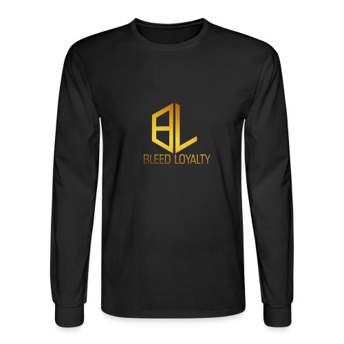 Bleed Loyalty Gold Logo - Men's Long Sleeve T-Shirt