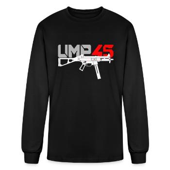 Sub Machine Gun UMP45 - Men's Long Sleeve T-Shirt - black - Front
