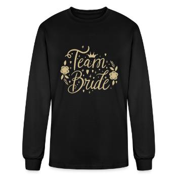 Team Bride - Men's Long Sleeve T-Shirt - black - Front