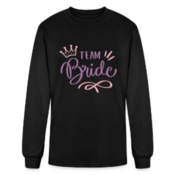 Team Bride - Men's Long Sleeve T-Shirt - black - Front