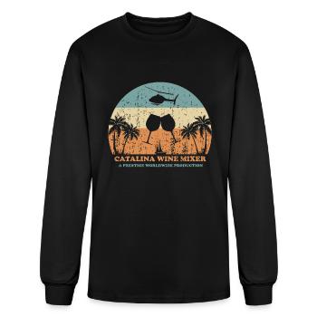 Step Brothers Catalina Wine Mixer - Men's Long Sleeve T-Shirt - black - Front
