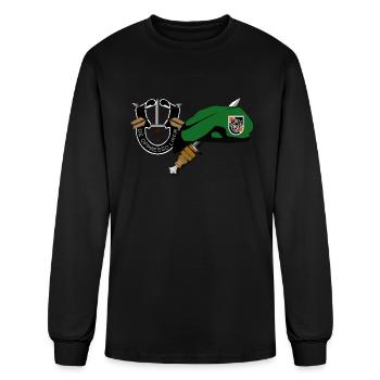 Emblem - 5th SFG-VietNam, DUI, Beret & Dagger-1.pn - Men's Long Sleeve T-Shirt - black - Front
