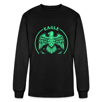Eagles - Men's Long Sleeve T-Shirt - black - Front