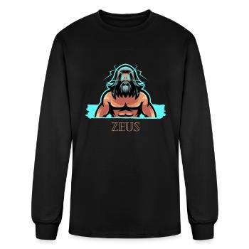 zeus - Men's Long Sleeve T-Shirt - black - Front