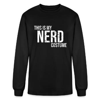 This Costume Halloween Funny - Men's Long Sleeve T-Shirt - black - Front