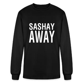 sashay away - Men's Long Sleeve T-Shirt - black - Front