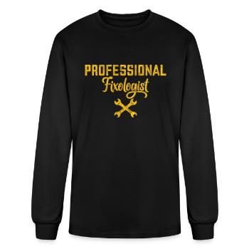 Professional Fixologist - Men's Long Sleeve T-Shirt - black - Front