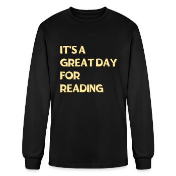 It's a great day for Reading - Men's Long Sleeve T-Shirt - black - Front