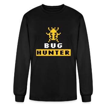 Bug Hunter Programming - Men's Long Sleeve T-Shirt - black - Front