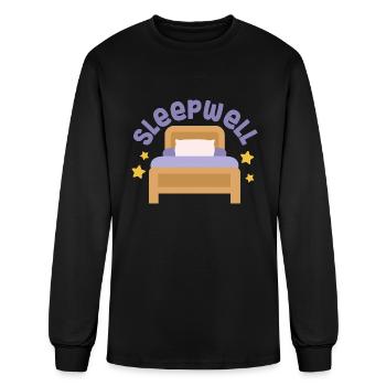 Sleep Well - Men's Long Sleeve T-Shirt - black - Front