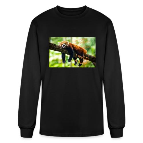 Fox napping meme - Men's Long Sleeve T-Shirt