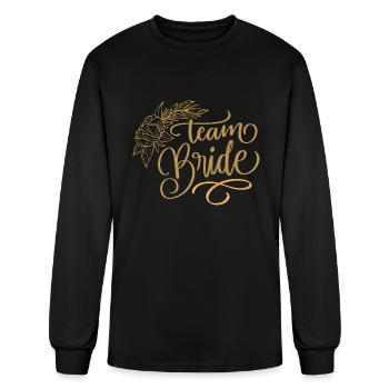 Team Bride - Men's Long Sleeve T-Shirt - black - Front