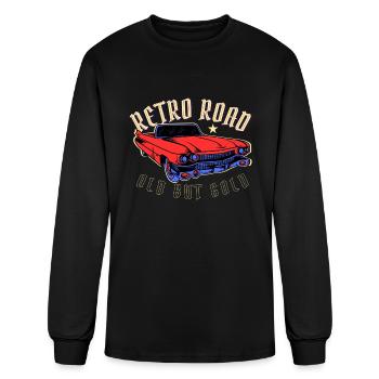 CAR T shirt Design - Men's Long Sleeve T-Shirt - black - Front