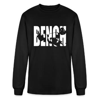 Bench Press - Men's Long Sleeve T-Shirt - black - Front