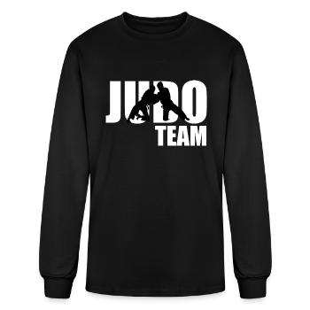 Judo team - Men's Long Sleeve T-Shirt - black - Front