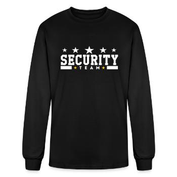 Security Bodyguard Bouncer Security - Men's Long Sleeve T-Shirt - black - Front