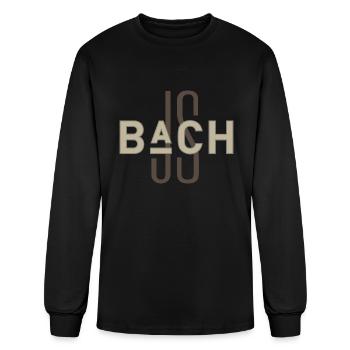 Johann Sebastian Bach 80s - Men's Long Sleeve T-Shirt - black - Front