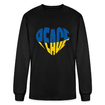 Ukraine - Men's Long Sleeve T-Shirt - black - Front