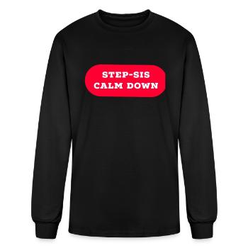 Step sis - Men's Long Sleeve T-Shirt - black - Front