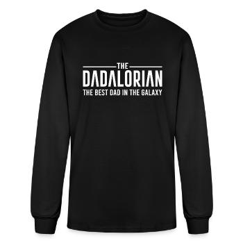 The Dadalorian Father s Day - Men's Long Sleeve T-Shirt - black - Front