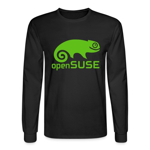 openSUSE Logo Vector - Men's Long Sleeve T-Shirt