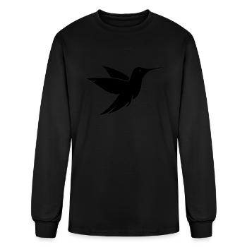 Hummingbird - Men's Long Sleeve T-Shirt - black - Front