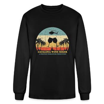 Catalina Wine Mixer Step Brothers Catalina Wine - Men's Long Sleeve T-Shirt - black - Front