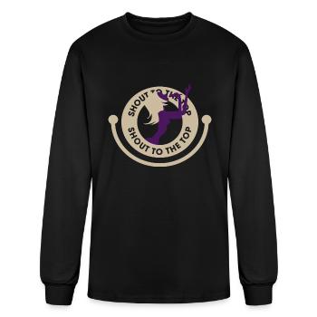 Shout To The Top - Men's Long Sleeve T-Shirt - black - Front