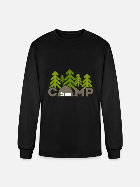 Camp - Men's Long Sleeve T-Shirt - black