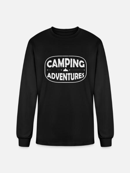 Camping Camping Adventures - Men's Long Sleeve T-Shirt - black