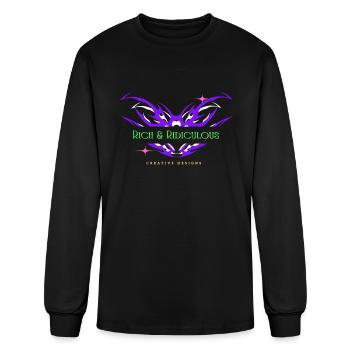 Rich and Ridiculous - Men's Long Sleeve T-Shirt - black - Front