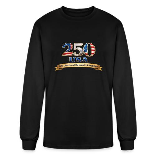 250 USA Liberty Banner - Men's Long Sleeve T-Shirt
