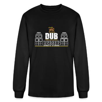 Dub Reggae - T-shirt à manches longues Homme - noir - Devant