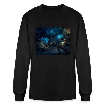 Universe in the sky - Men's Long Sleeve T-Shirt - black - Front