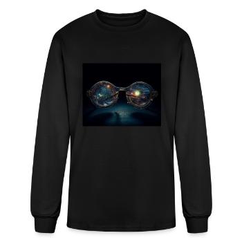 Universe in the sky - Men's Long Sleeve T-Shirt - black - Front