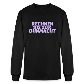 Calculating Until Fainting - Men's Long Sleeve T-Shirt - black - Front