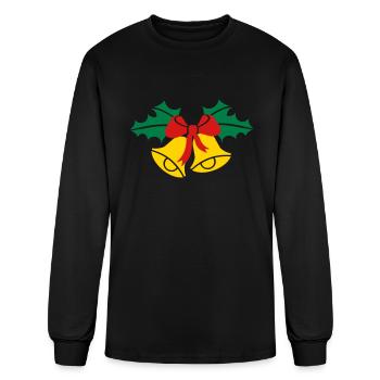 Bells Christmas - Men's Long Sleeve T-Shirt - black - Front
