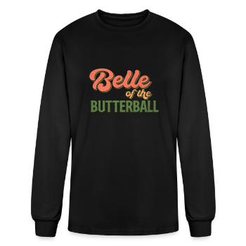 Belle of the Butterball - Men's Long Sleeve T-Shirt - black - Front