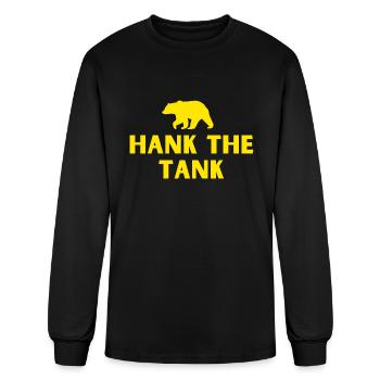 Hank the Tank 1 - Men's Long Sleeve T-Shirt - black - Front