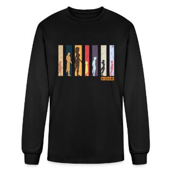 Nanatsu Full Colors - Men's Long Sleeve T-Shirt - black - Front