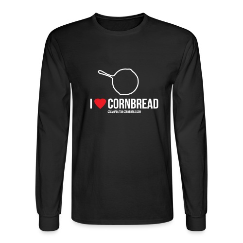 I heart cornbread - Men's Long Sleeve T-Shirt